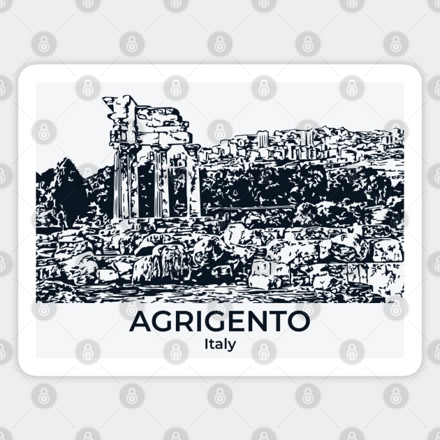 Agrigento - Italy Magnet by Lakeric